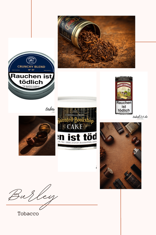 Burley Pfeifentabak Collage