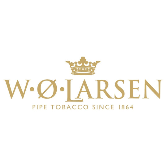 W.Ø. Larsen Markenlogo für aromatische dänische Pfeifentabake der Kollektion