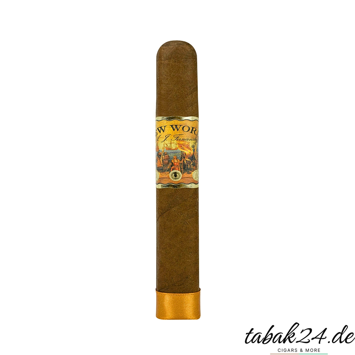 AJ Fernandez New World Dorado Gordito Zigarre mit goldenem Fußband