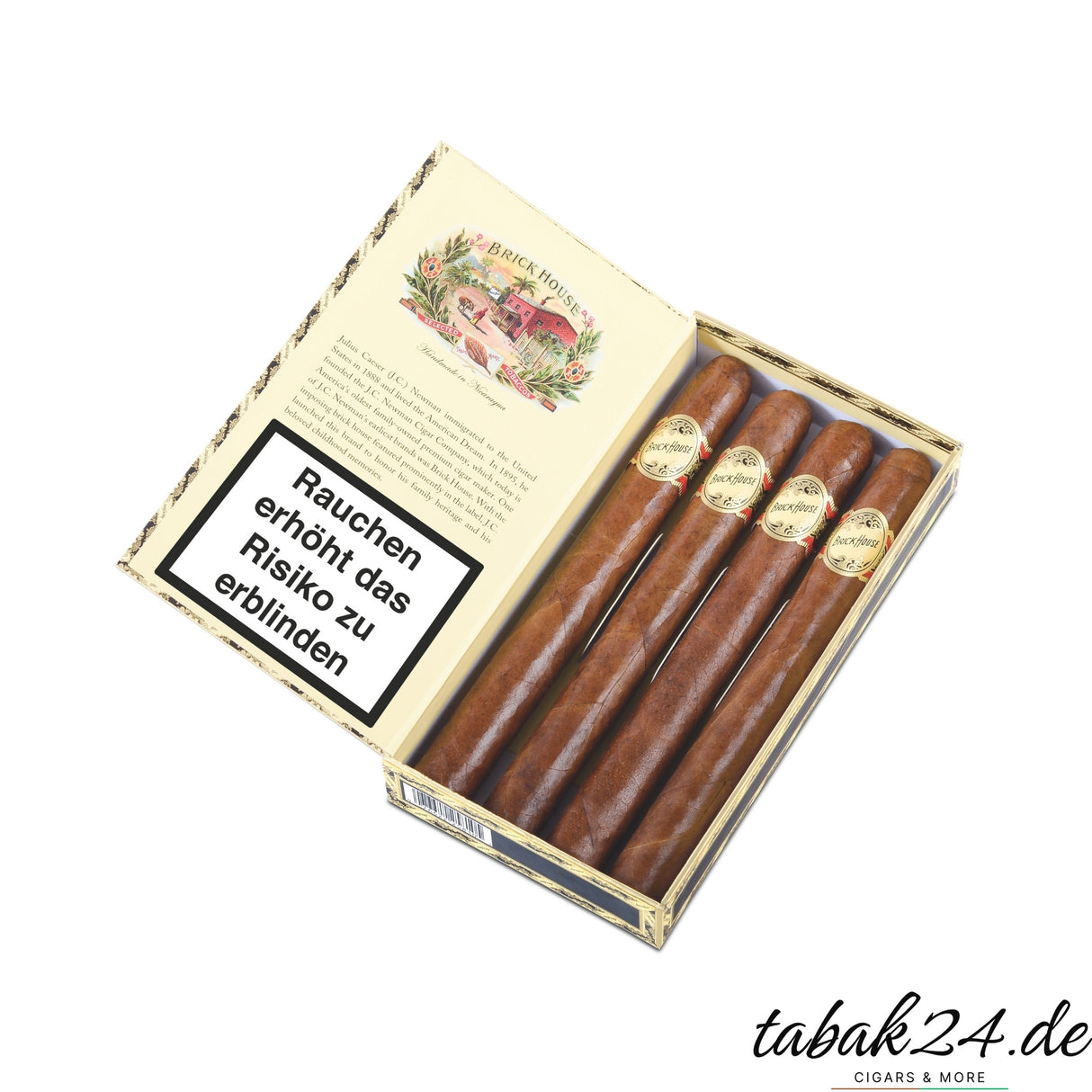 Brick House Churchill Etui – Vier Zigarren stilvoll verpackt