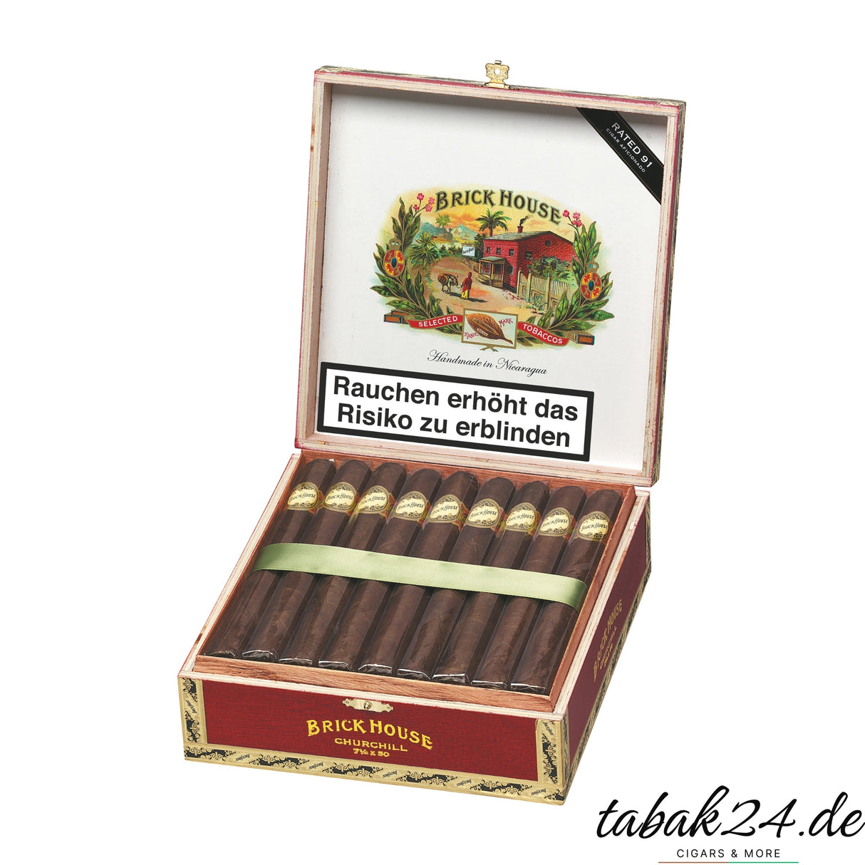 Brick House Churchill – 25er-Kiste klassischer Nicaragua-Zigarren