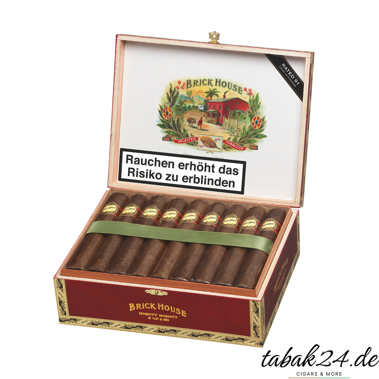 Brick House Mighty Mighty 25er-Kiste – große Toro-Zigarre mit Würze