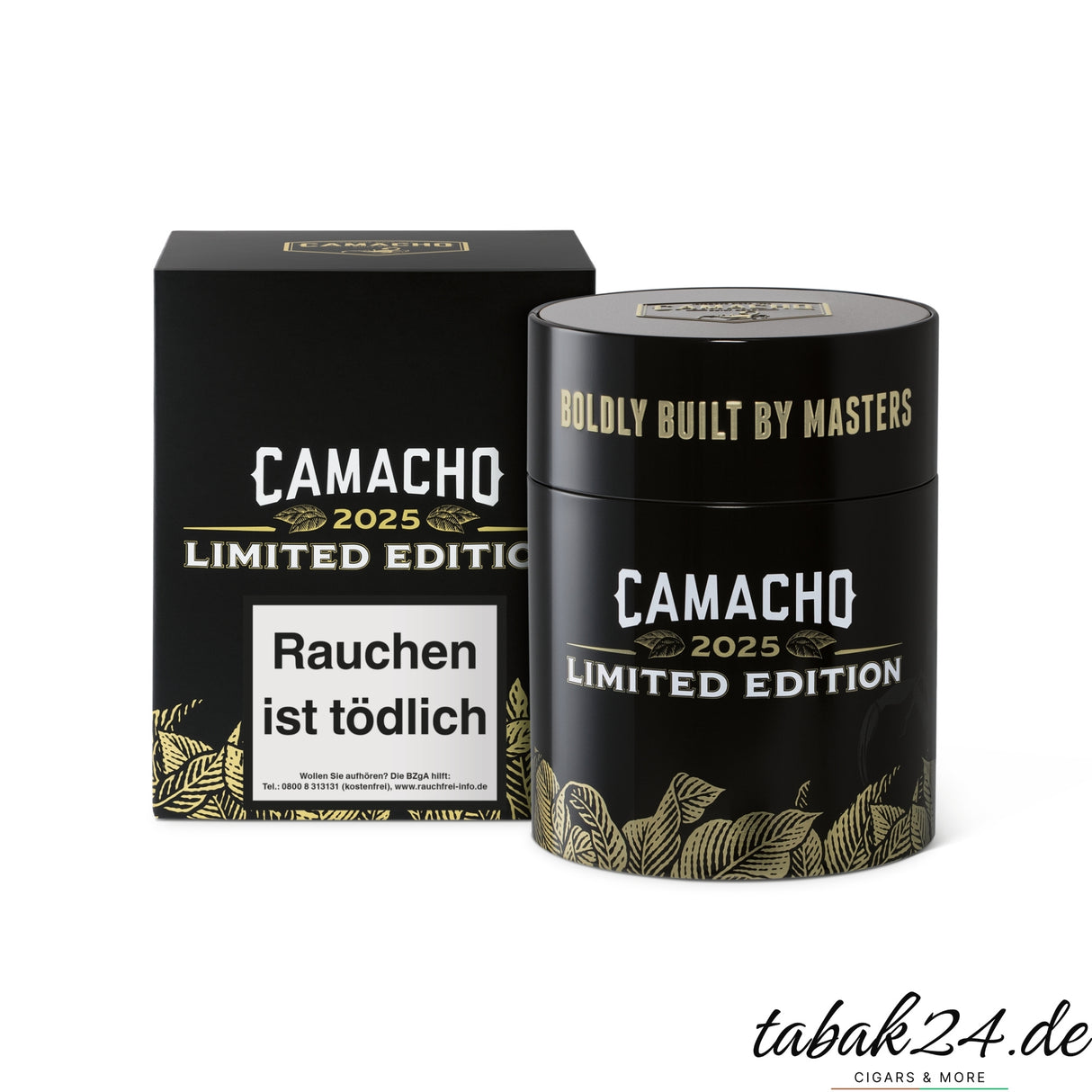 Verpackung und Aluminiumdose der Camacho Limited Edition 2025