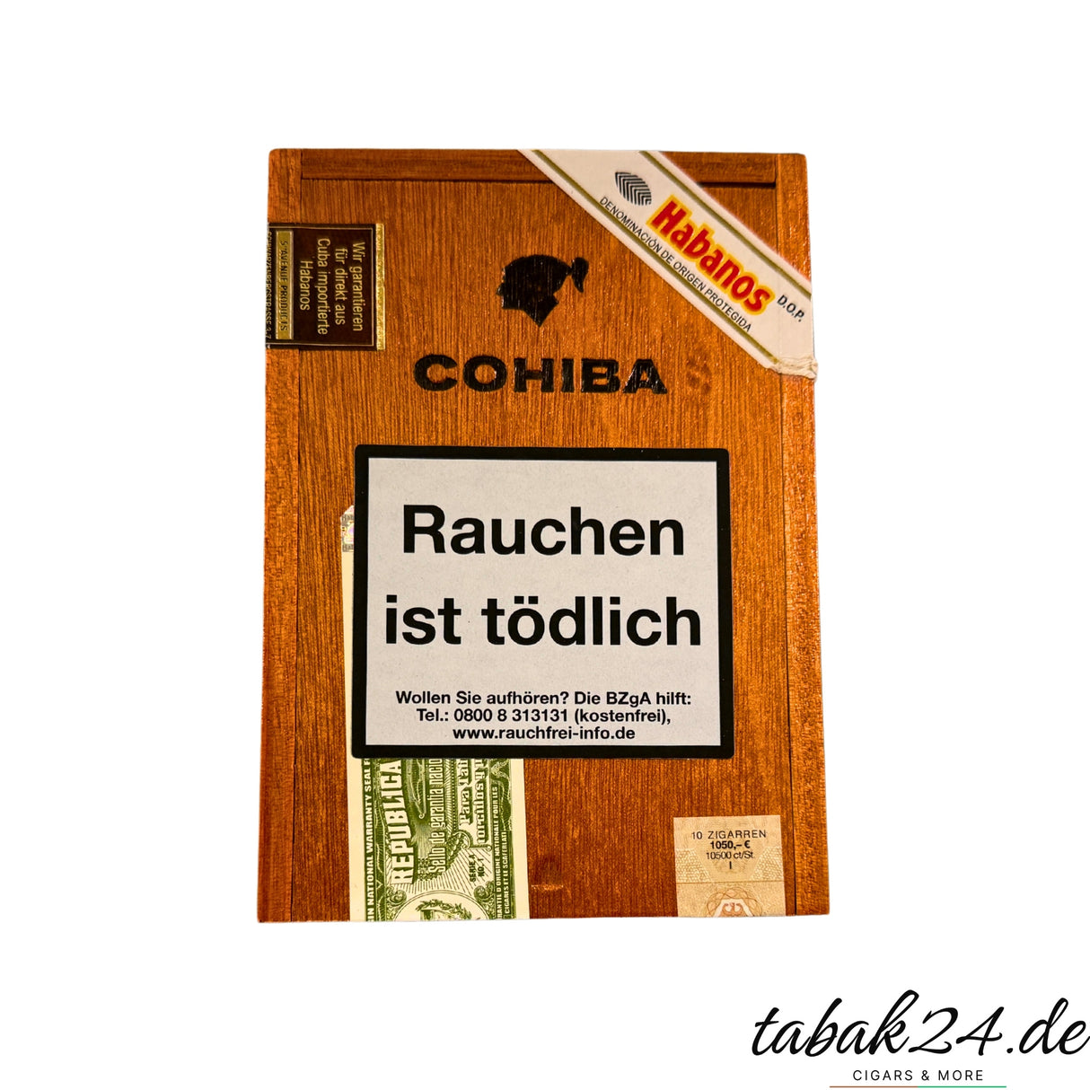 Cohiba Siglo VI Zigarrenkiste mit zehn Premiumzigarren aus Kuba