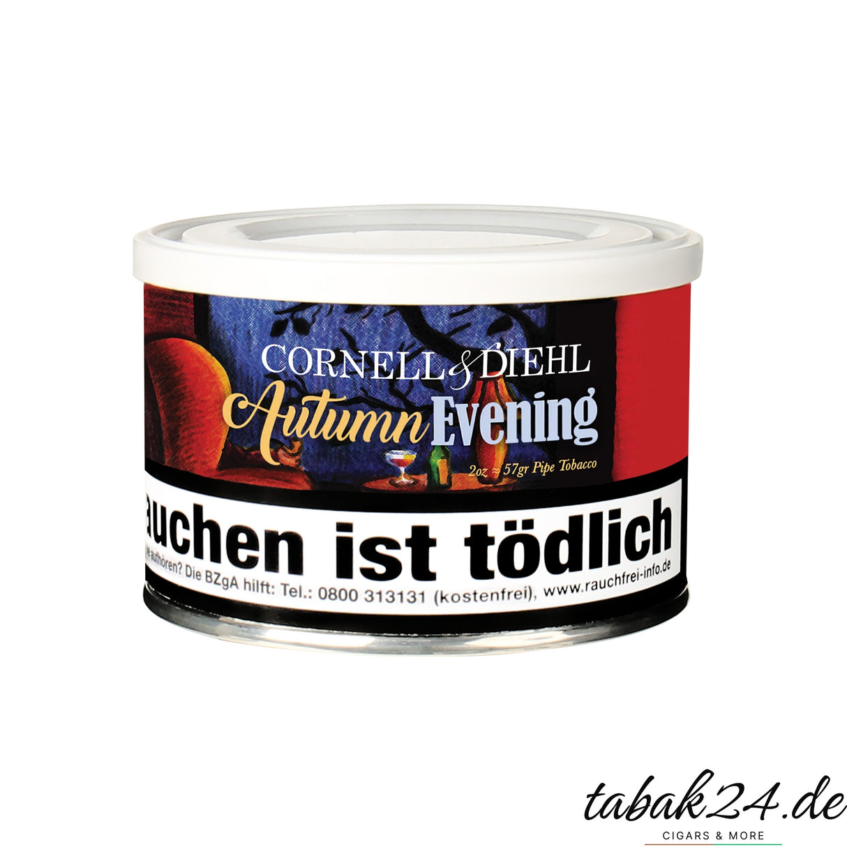 Cornell & Diehl Autumn Evening – aromatisierter Virginia-Tabak mit Ahornsirup in 57g-Dose