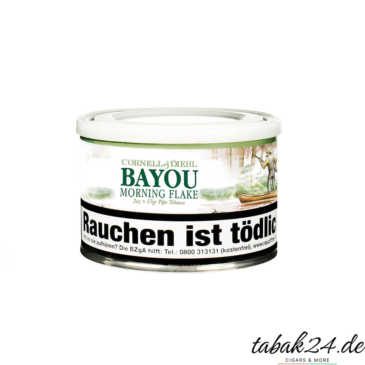 Cornell & Diehl Bayou Morning Flake – starker Virginia-Perique Blend in 57g-Dose