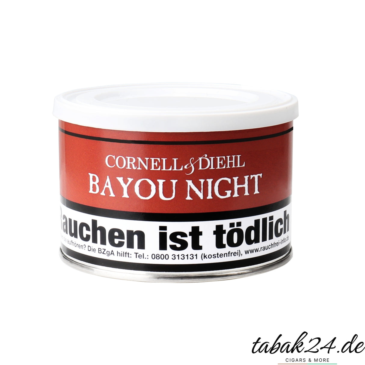 Cornell & Diehl Bayou Night – kräftiger Latakia-Perique-Blend im schottischen Stil in 57g-Dose