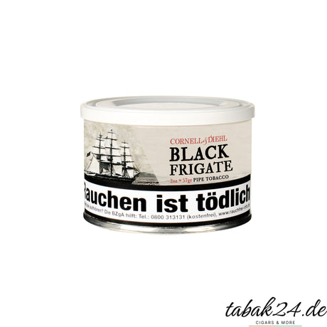Cornell & Diehl Black Frigate – aromatisierter Cake-Blend mit Latakia und Rum in 57g-Dose