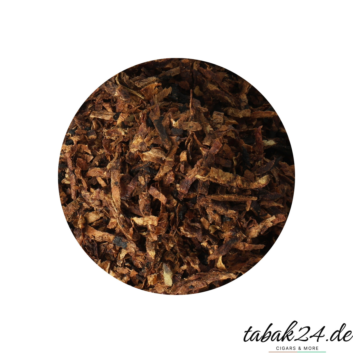 Nahaufnahme vom English Dark Pfeifentabak – Ribbon Cut mit Latakia, Burley, Black Cavendish und Virginia
