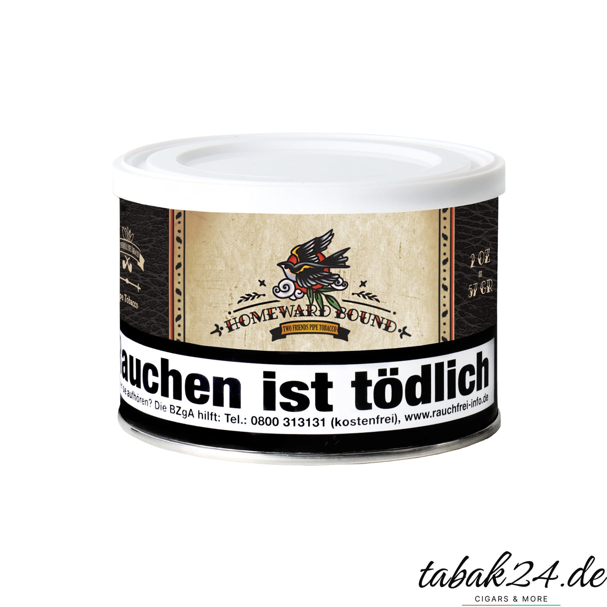 Cornell & Diehl Homeward Bound – milder English Blend mit Latakia in 57g-Dose aus der Two Friends-Serie