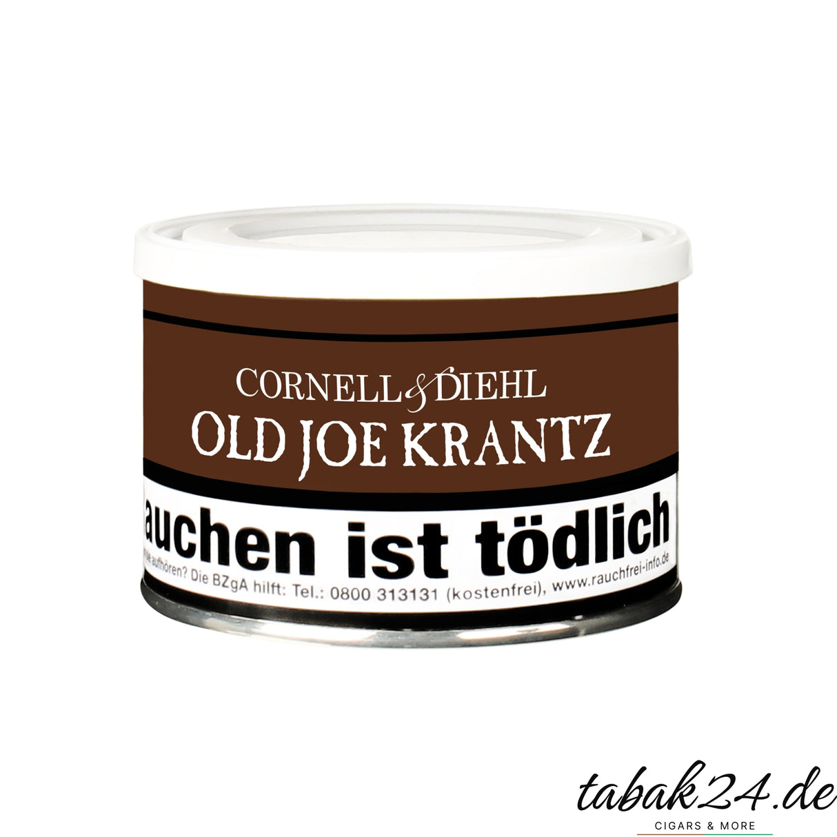 Cornell & Diehl Old Joe Krantz Pfeifentabak in brauner 57g-Dose – kräftiger Burley-Blend aus den USA