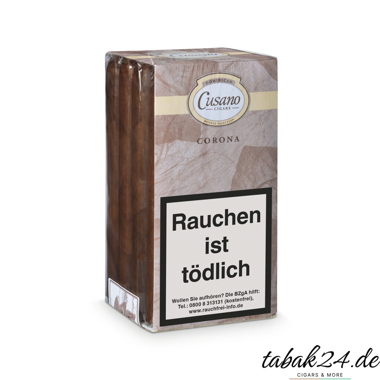 usano Corona Bundle im Cellophan mit mildem Connecticut Shade Deckblatt