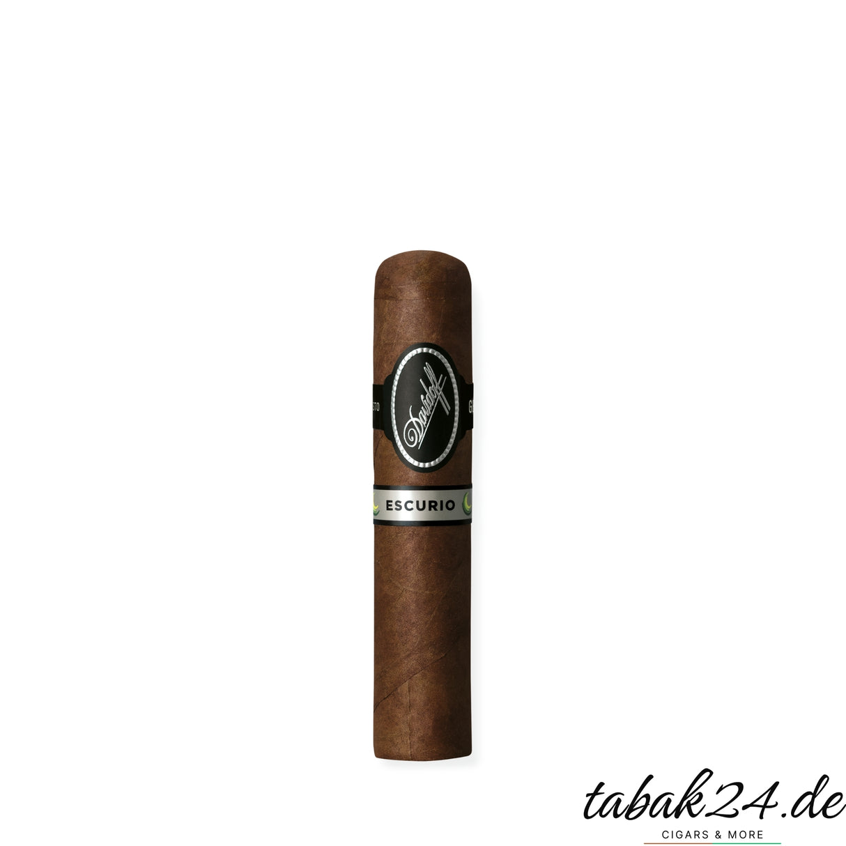Einzelne Davidoff Escurio Robusto Zigarre mit schwarzem Zigarrenring