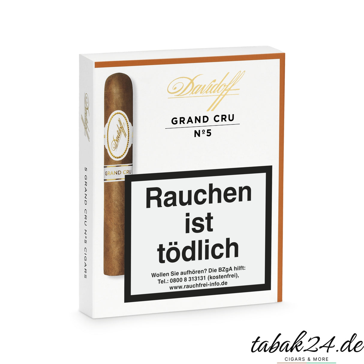 Davidoff Grand Cru No. 5 5er-Packung mit elegantem Etui