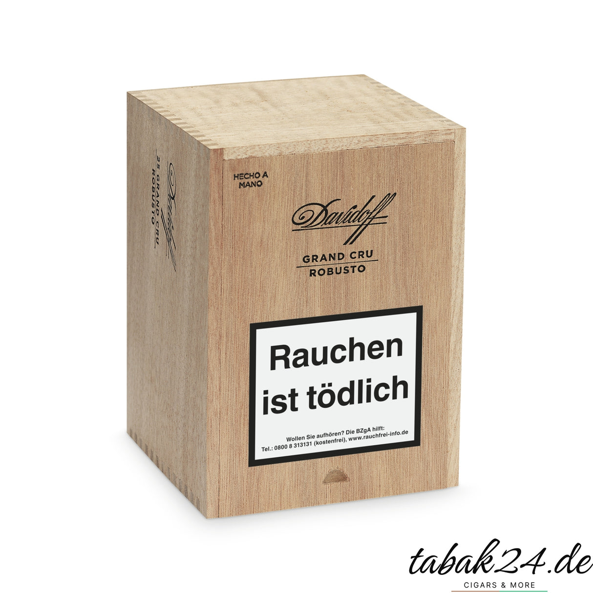 Original Davidoff Grand Cru Robusto Holzkiste mit Branding