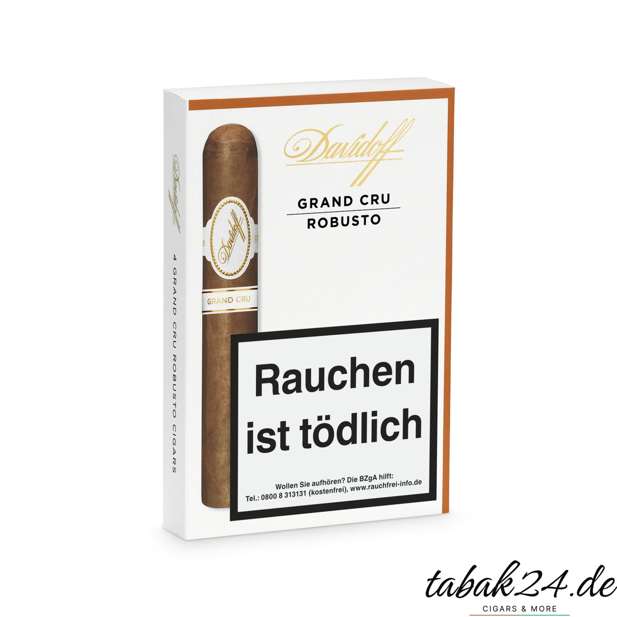 Davidoff Grand Cru Robusto 4er-Packung im klassischen Design