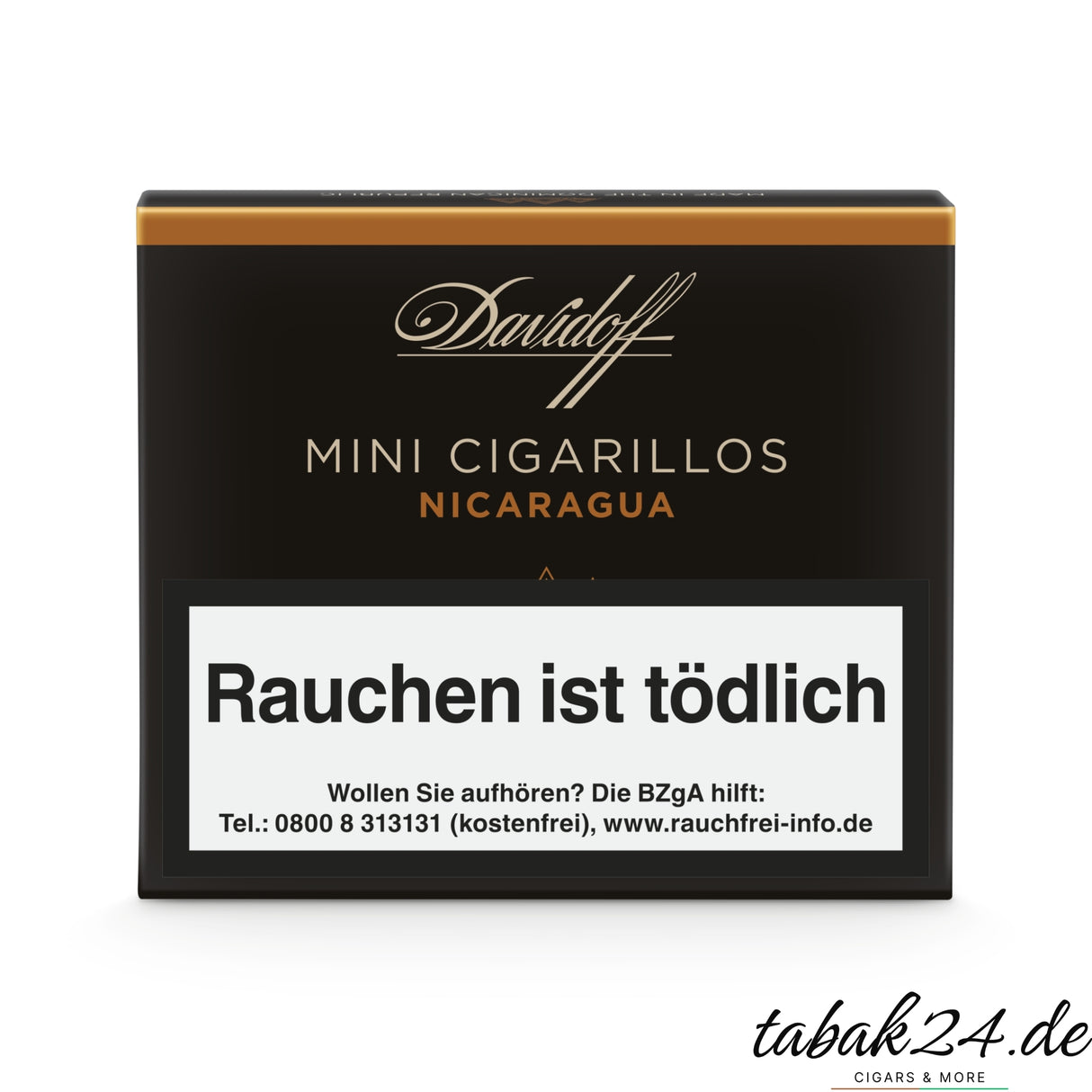 Vorderseite der Packung Davidoff Mini Cigarillos Nicaragua