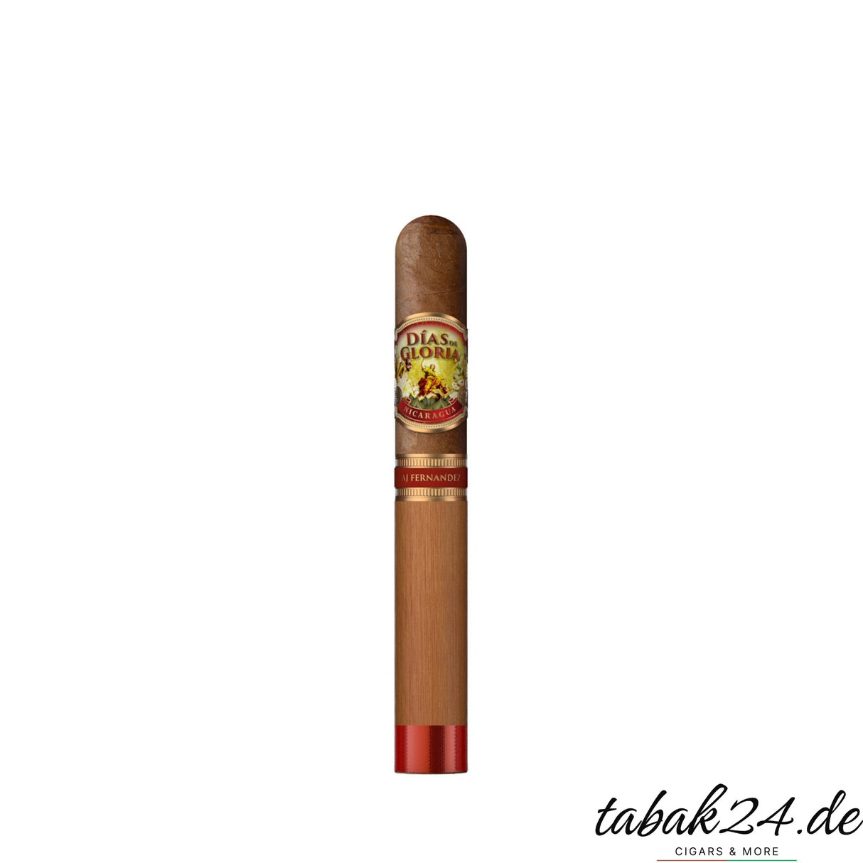 Einzelne Dias de Gloria Robusto mit Zedernholz-Hülle und rotem Fußband