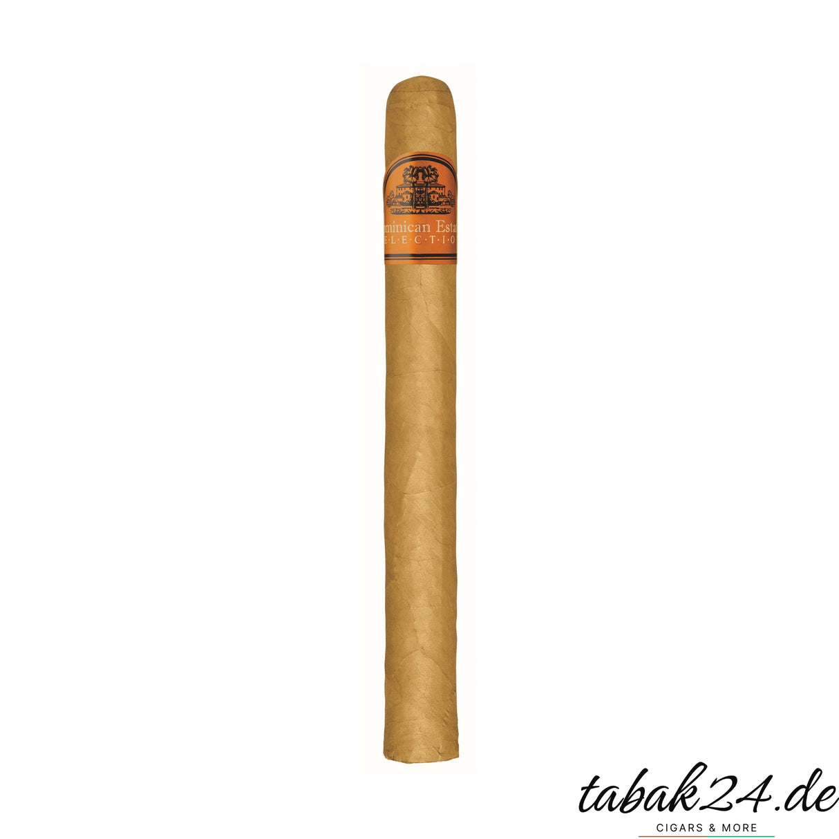 Dominican Estates Churchill Zigarre mit hellem Connecticut Shade Deckblatt