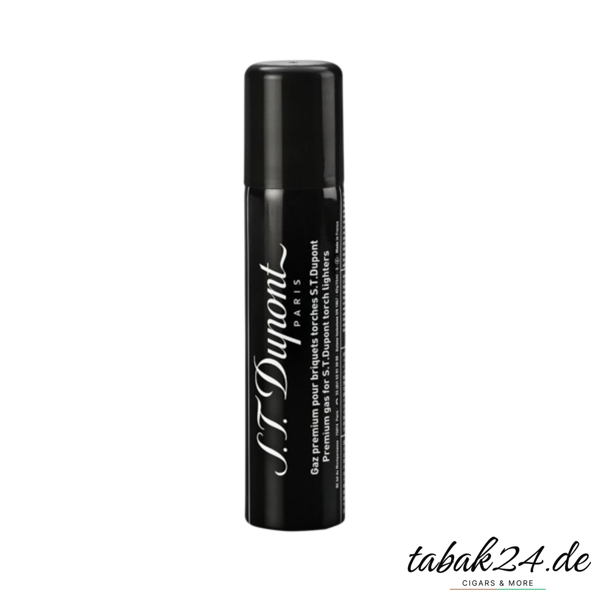 S.T. Dupont Premium Feuerzeuggas schwarz – Nachfüllgas für Torch-Feuerzeuge
