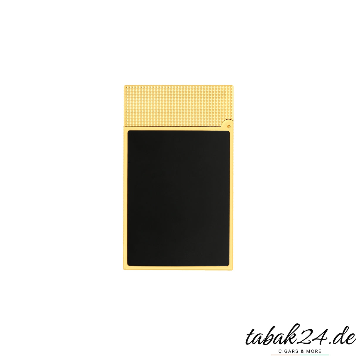 S.T. Dupont Ligne 2 Feuerzeug C16601 Noir Mat Gold – Rückseite