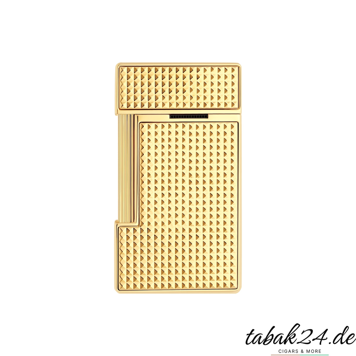 S.T. Dupont Slimmy Diamond Head Feuerzeug Gold Rückseite