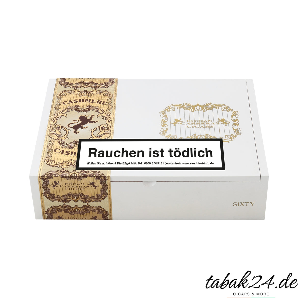 Esteban Carreras Cashmere Sixty Zigarrenkiste mit 20 großformatigen Zigarren