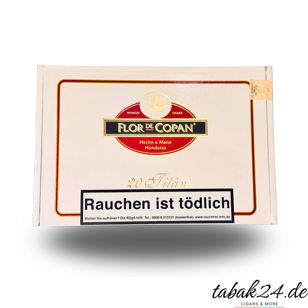 Kiste mit 20 Flor de Copan Titan Zigarren