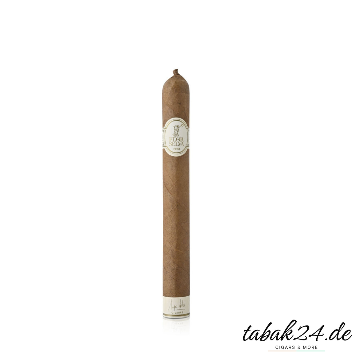 Flor de Selva Fino Zigarre im schlanken Format einzeln fotografiert