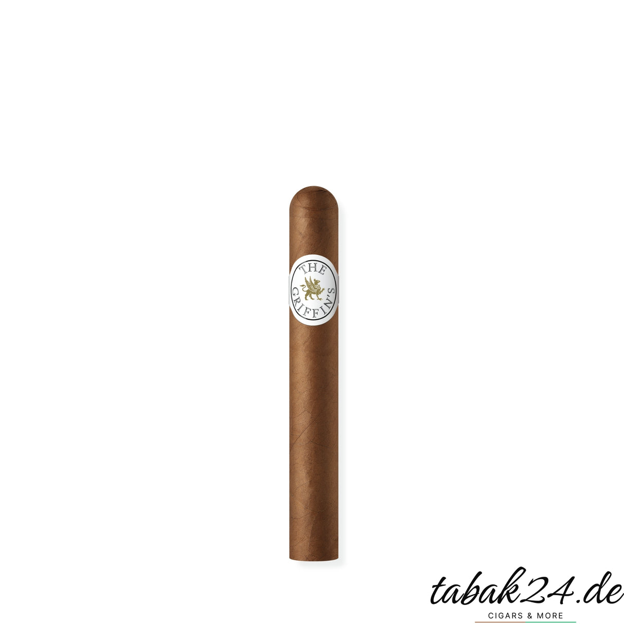 The Griffin’s No. 500 Zigarre im klassischen Corona-Format auf weißem Hintergrund
