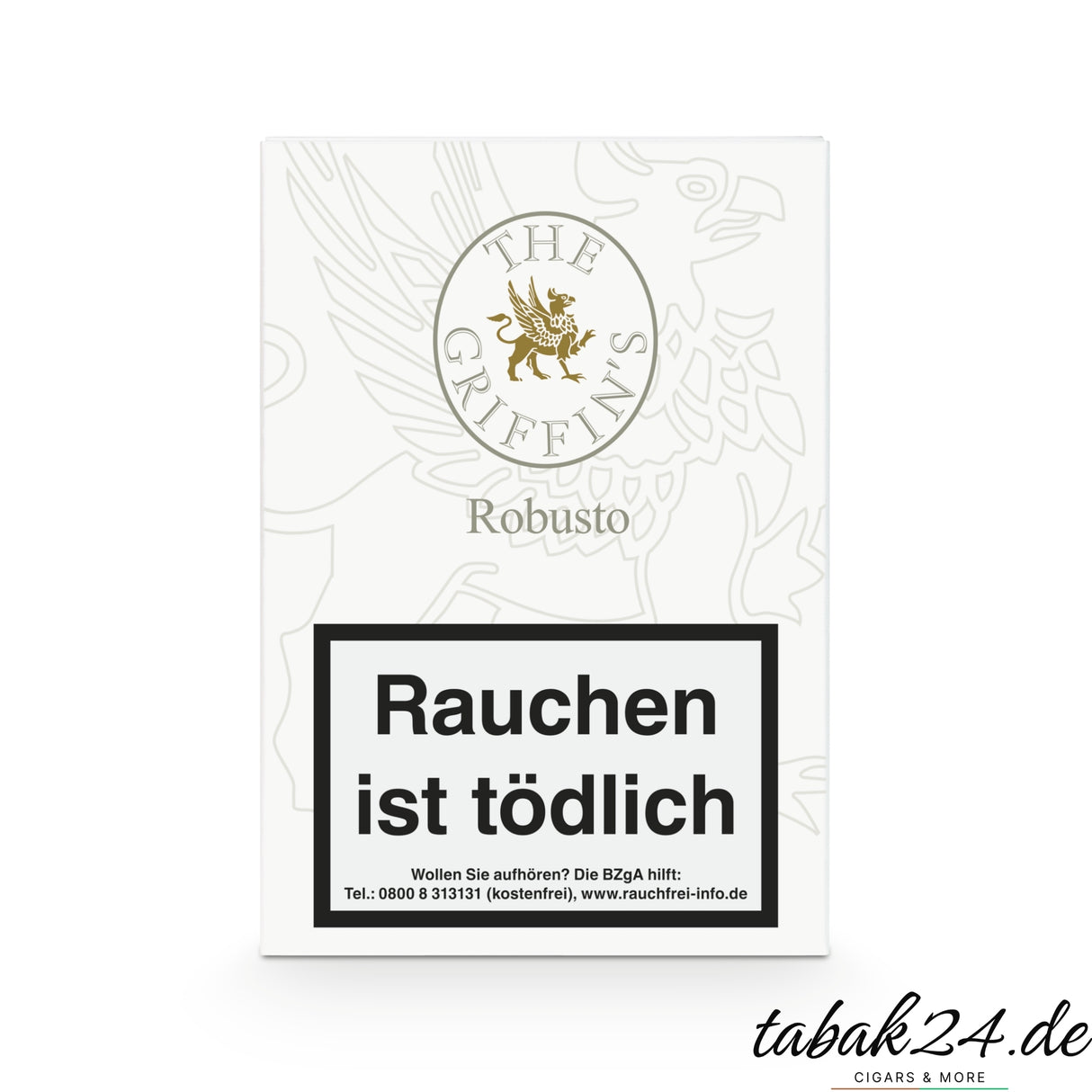 The Griffin’s Robusto Etui mit 4 Zigarren in eleganter Verpackung