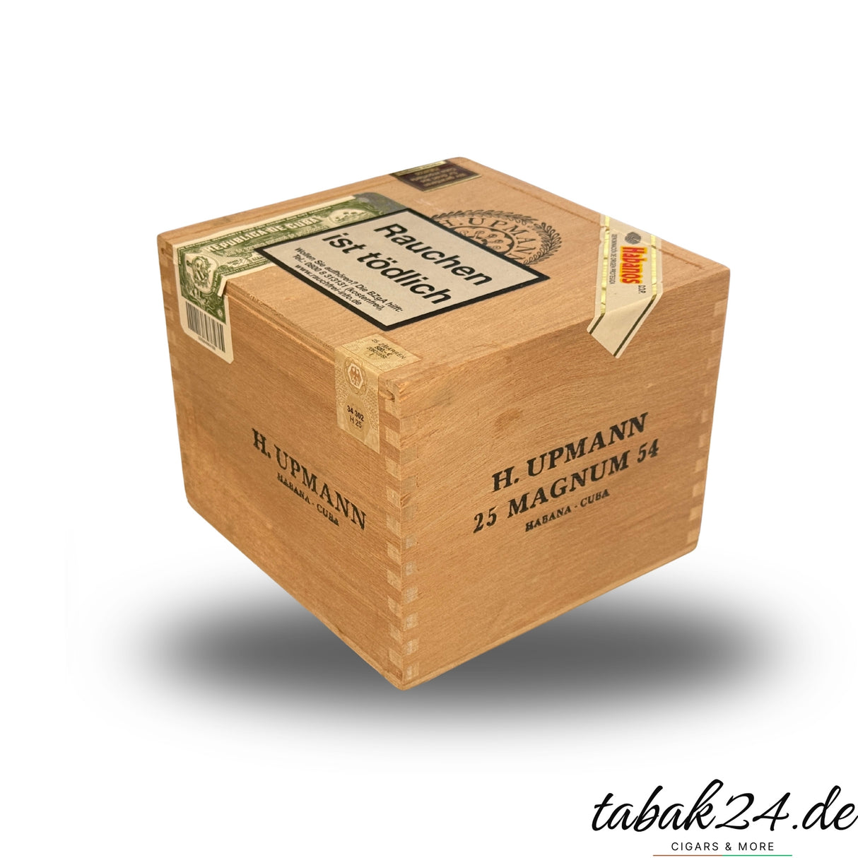 H. Upmann Magnum 54 25er-Kiste aus Holz mit klassischem Branding