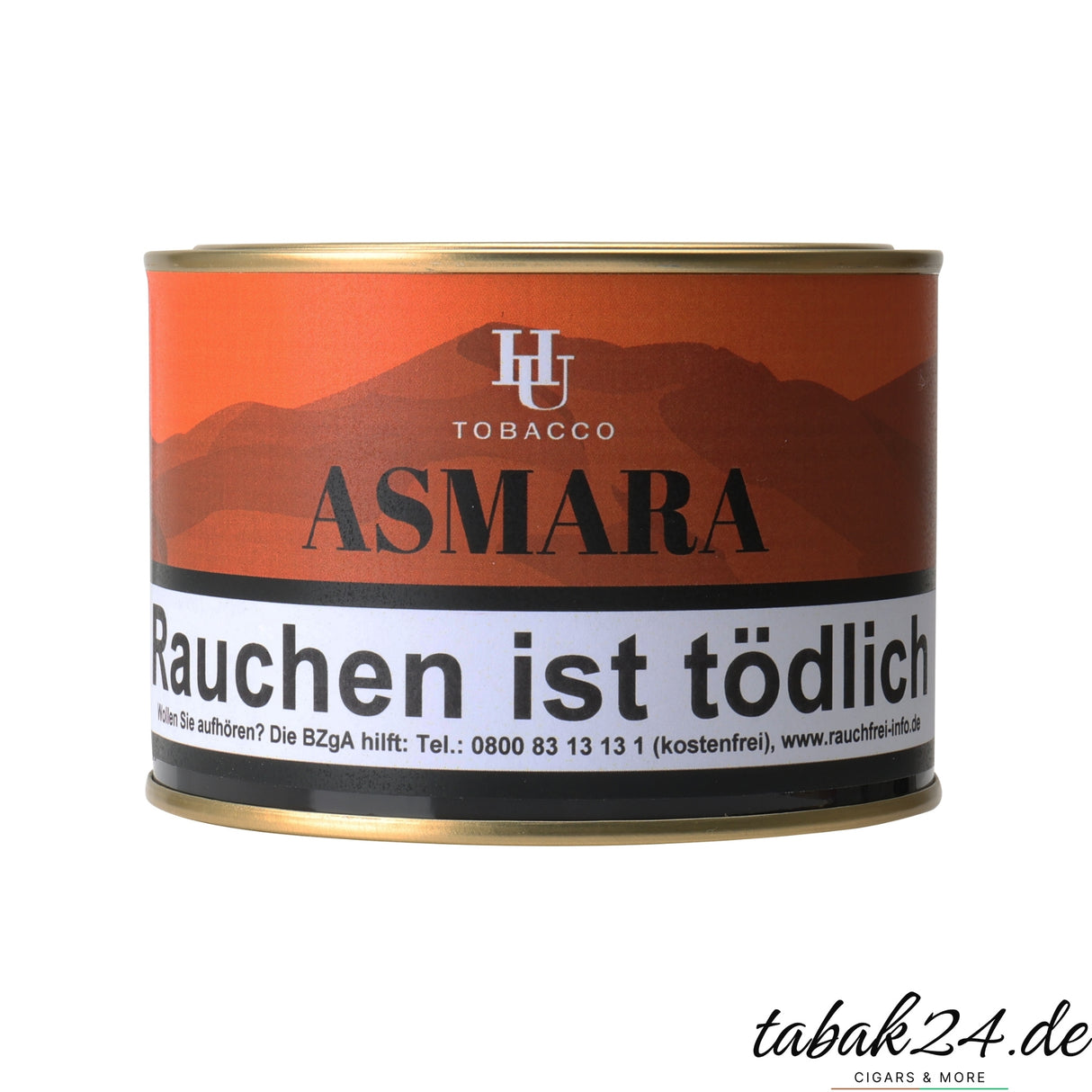 U Tobacco Asmara – mittelkräftiger englischer Blend mit Latakia, Orient und Perique in der 100g-Dose