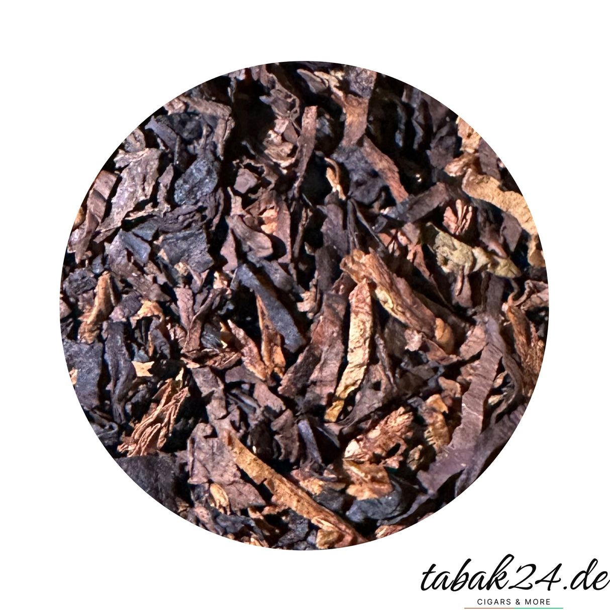 Latakia-Mixture mit Virginia- und Orient-Tabaken in dunkler Schnittmischung