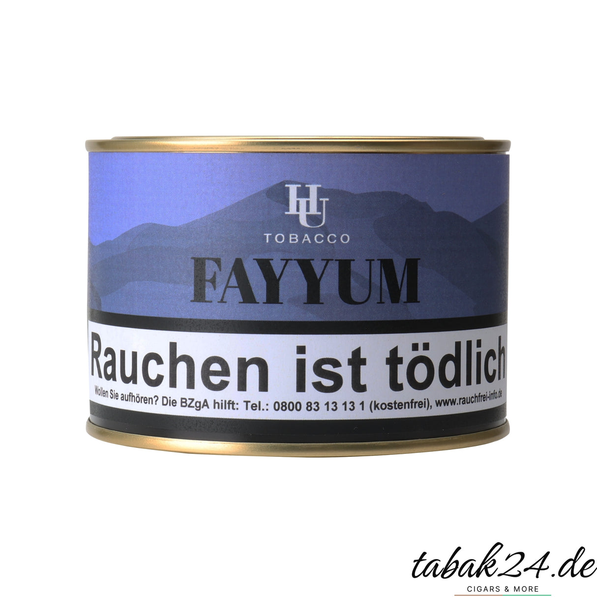 HU Tobacco Fayyum – kräftiger Latakia-Blend aus der African Line in 100g-Dose