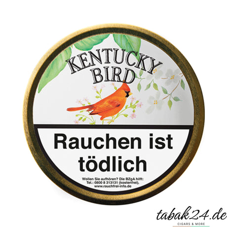 Kentucky Bird Pfeifentabak mit floralen Noten und echten Blütenblättern in 100 gramm Dose
