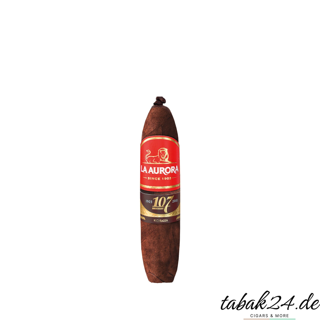 La Aurora 107 Nicaragua Zeppelin – kräftige Short Perfecto mit dunklem Deckblatt