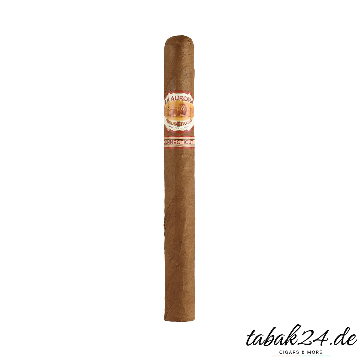 La Aurora 1987 Connecticut Churchill Zigarre mit hellem Deckblatt, Einzelformat