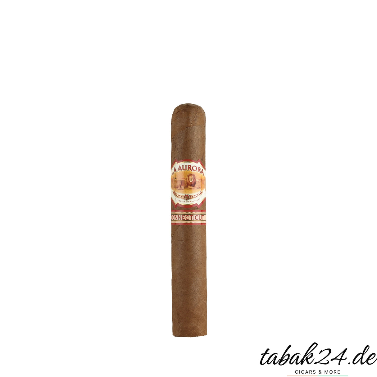 La Aurora 1987 Connecticut Robusto mit hellem Deckblatt, Einzelansicht