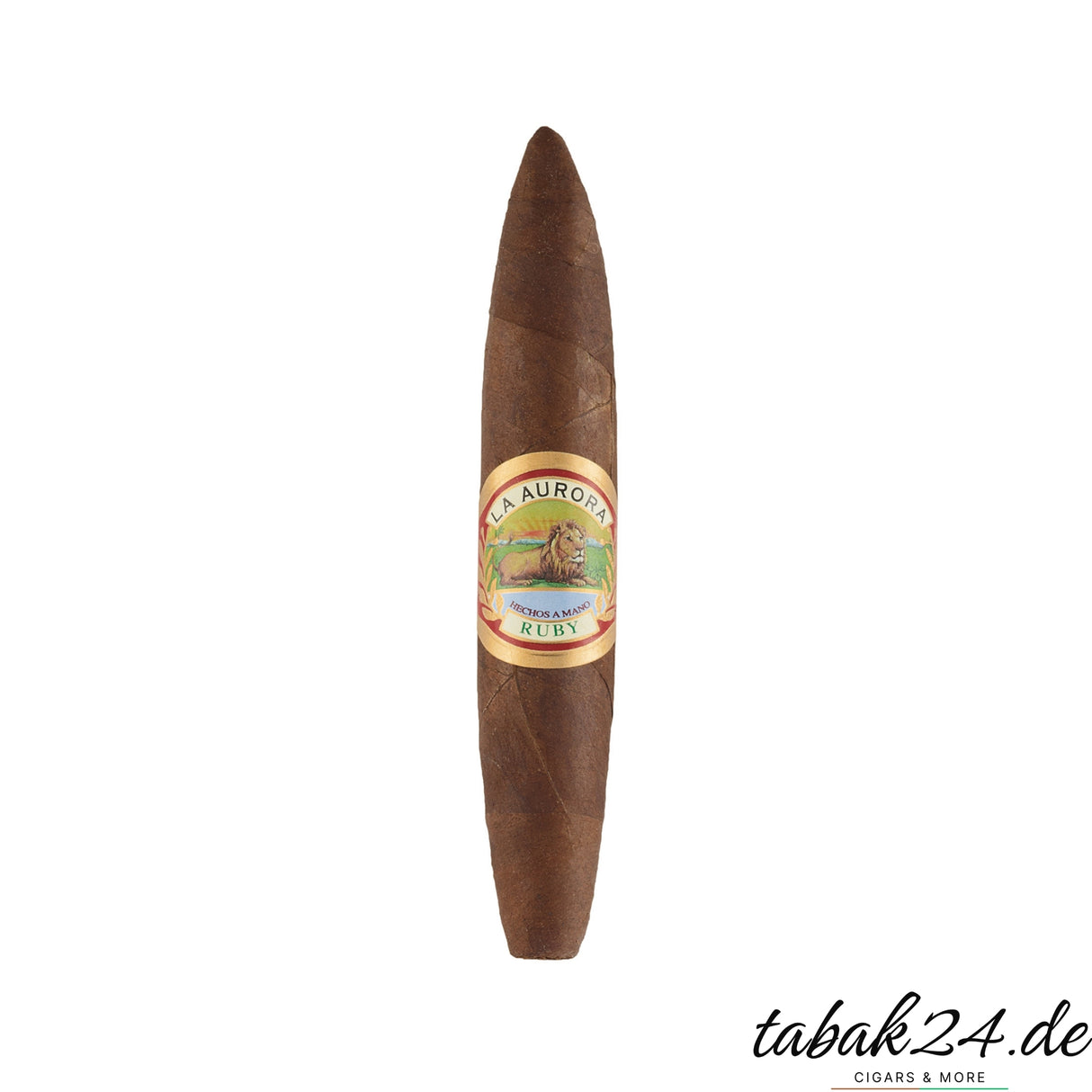 La Aurora Ruby Maduro Zigarre im Perfecto-Format, einzeln ohne Tube