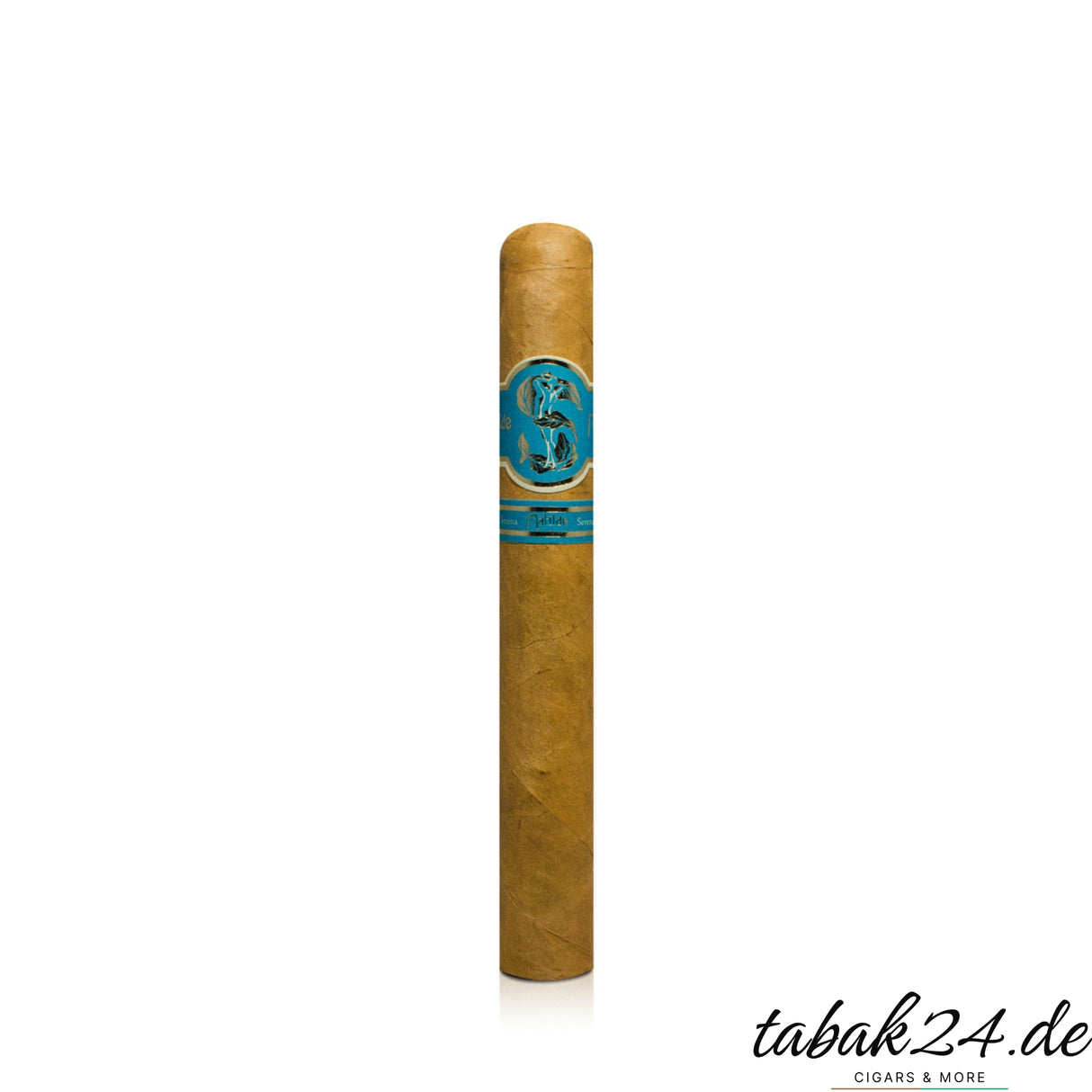 Matilde Serena Toro Bravo Einzelzigarre mit türkis-goldenem Zigarrenring