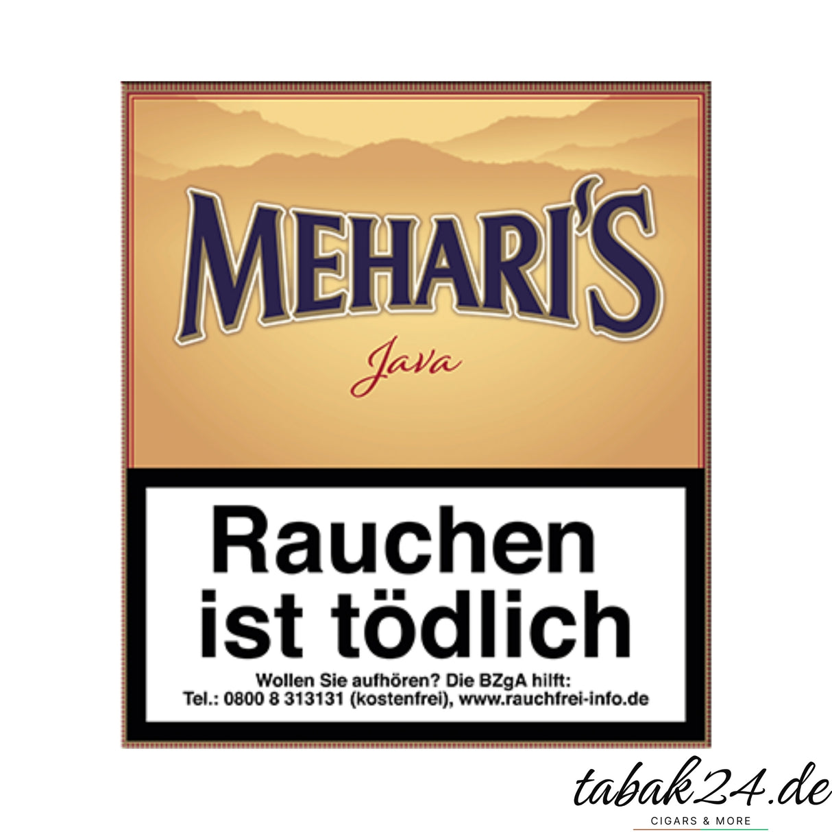 Mehari's Java Cigarillos mit kräftigem Java-Deckblatt