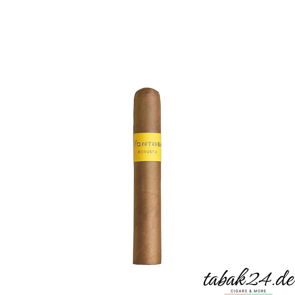 Montosa Amarillo Robusto Zigarre mit gelbem Ring im Einzelbild