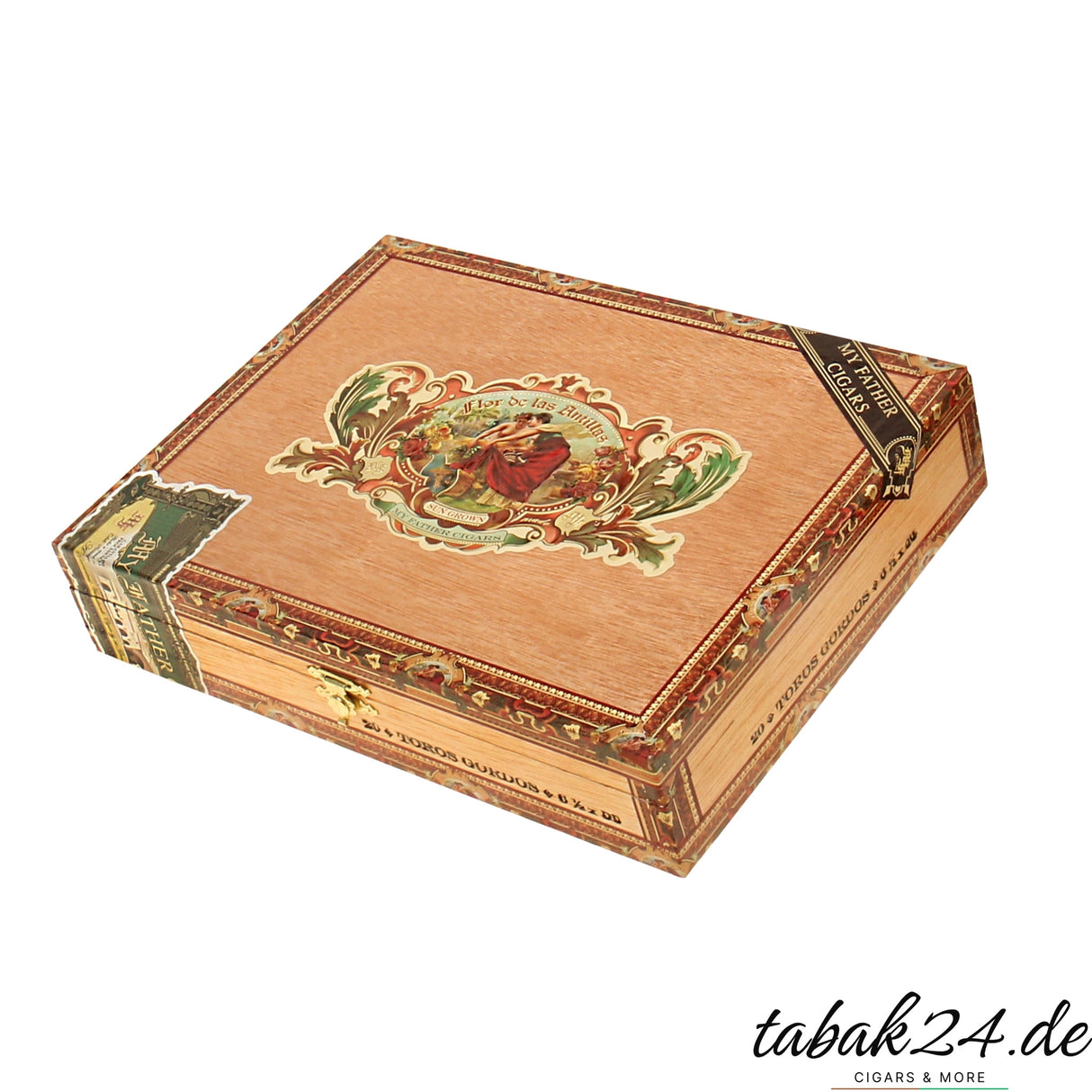 My Father Zigarrenkiste La Flor de las Antillas Toro Grande geschlossen mit Logo