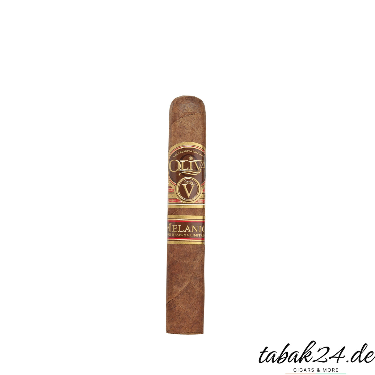 Einzelne Oliva Serie V Melanio Robusto mit dunklem Deckblatt und gold-rotem Zigarrenring