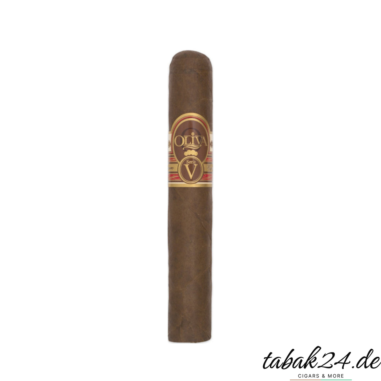 Einzelne Oliva Serie V Double Toro mit gold-rotem Zigarrenring