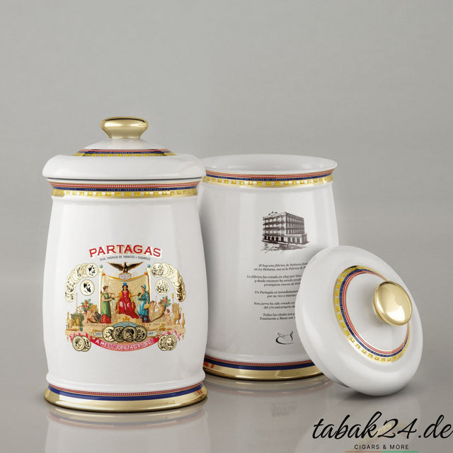 Partagás Porzellandose Jar für bis zu fünfundzwanzig Zigarren