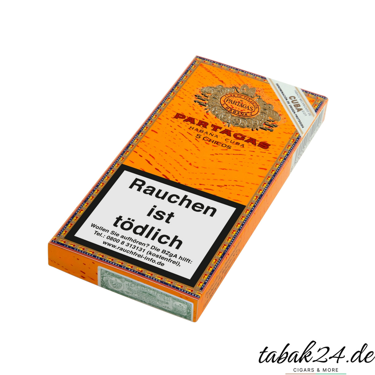 Partagás Classic Chicos – kubanische Zigarillos mit würzigen, erdigen und holzigen Aromen für intensiven Genuss.