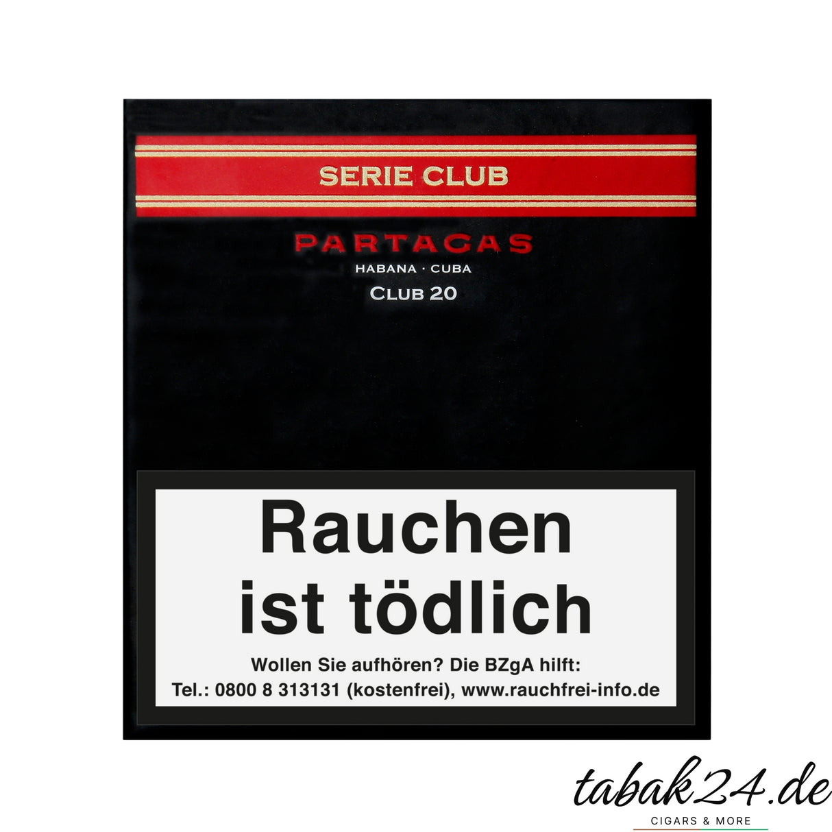 Partagás Serie Club 20 – kräftige kubanische Zigarillos mit würzigen, erdigen und ledrigen Aromen für intensiven Rauchgenuss.