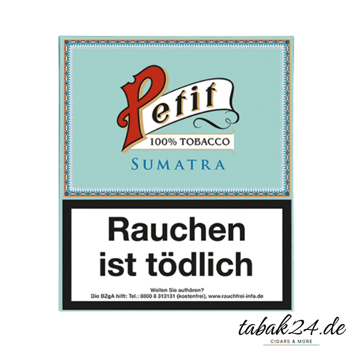Petit Sumatra Mini Zigarillo mit Sumatra-Deckblatt, mild und natürlich